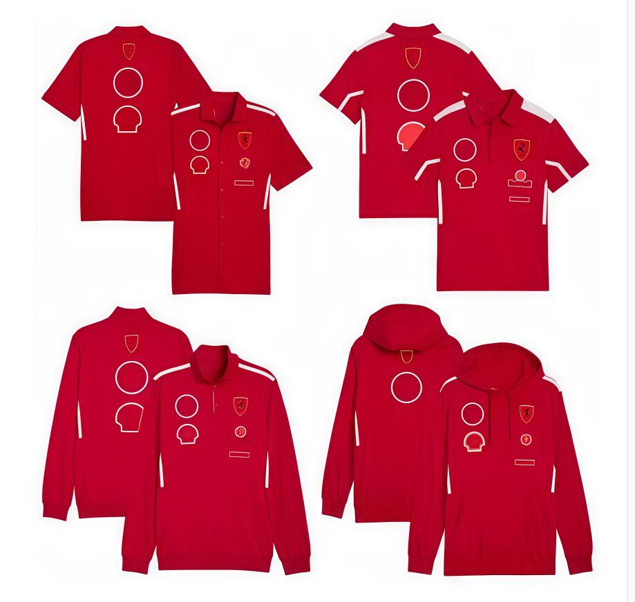 F1logo short-sleeved shirt summer F12025 new T-shirt with the same customised