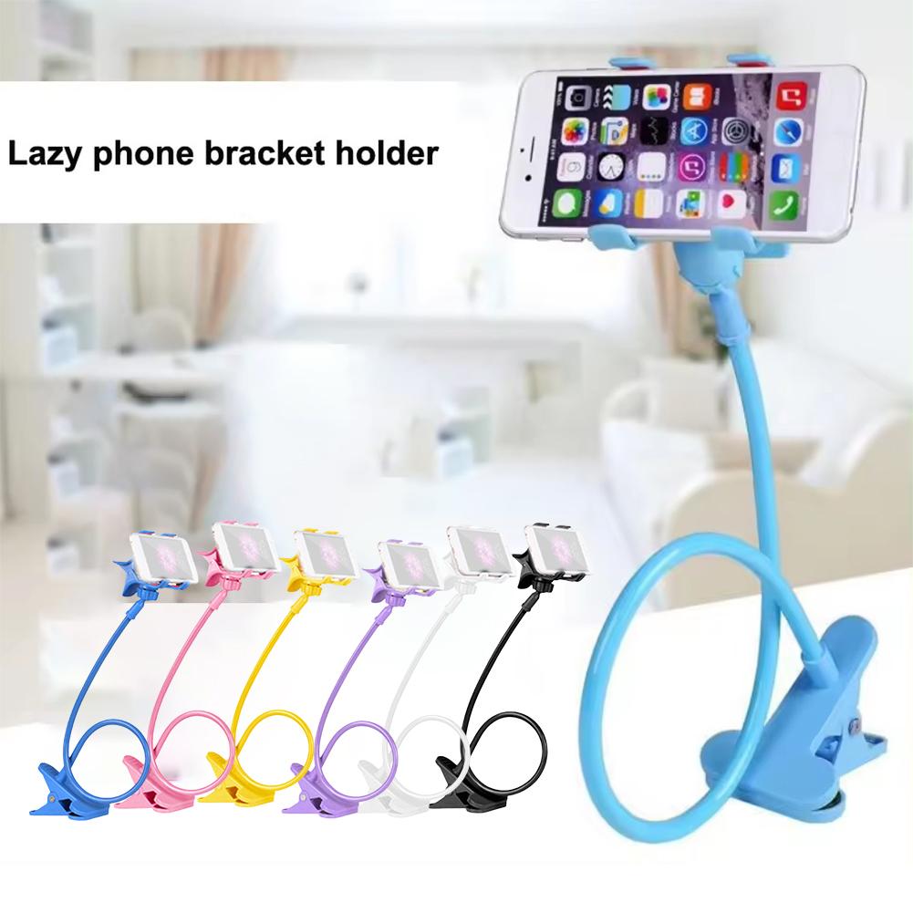 360 Universal Lazy Bracket Mobile Phone Holder Portable Flexible Bed Desktop Bracket Smartphones Table Clip Stand Base Support - view 3