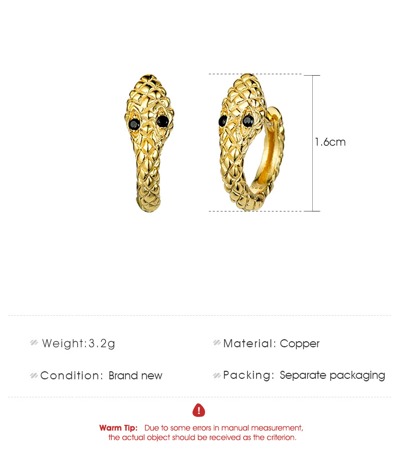 2025 New Stylish and Versatile Snake shaped Zodiac Stud Earrings for Women Ideal for the Birth Year