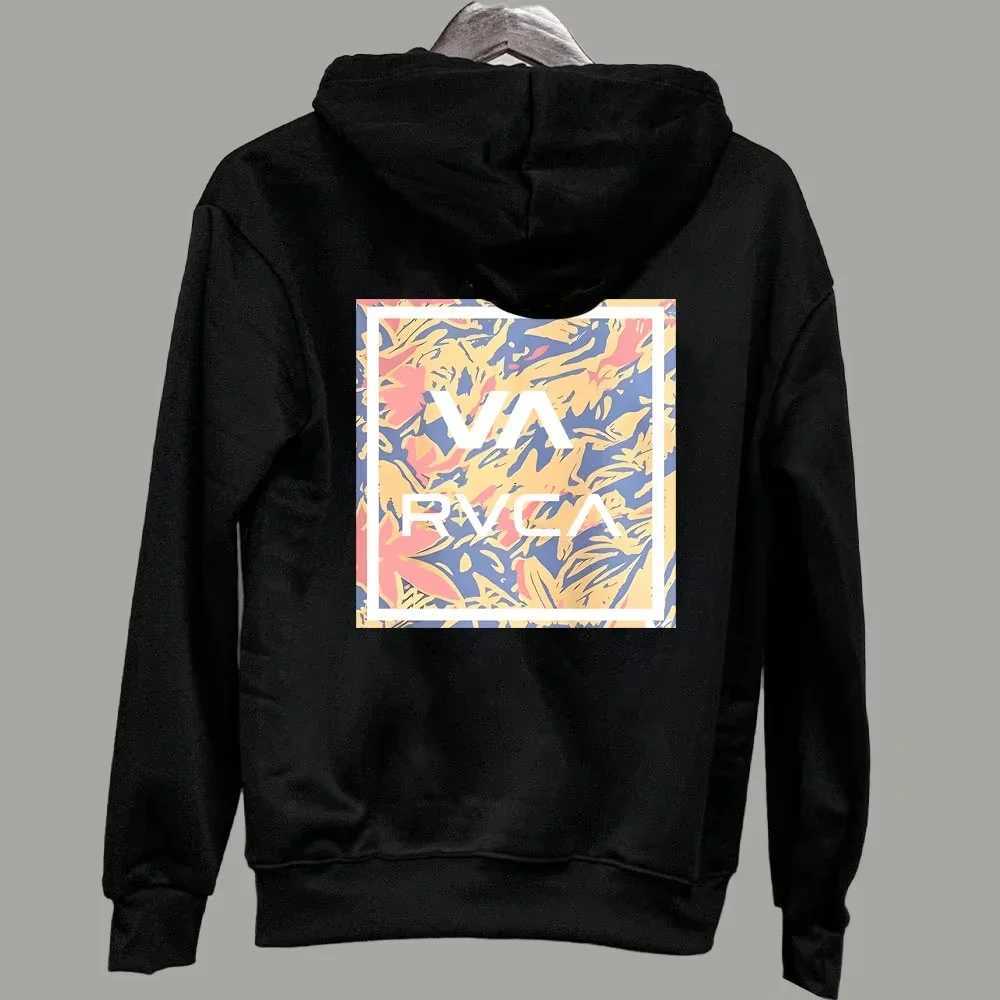 Hoodies T-shirt Men RVCA Mens Graphic Men Gift Clothing Streetwear New Printed Hoodies Sweatshirts Winter Long Sleeve Pullover XJ250714