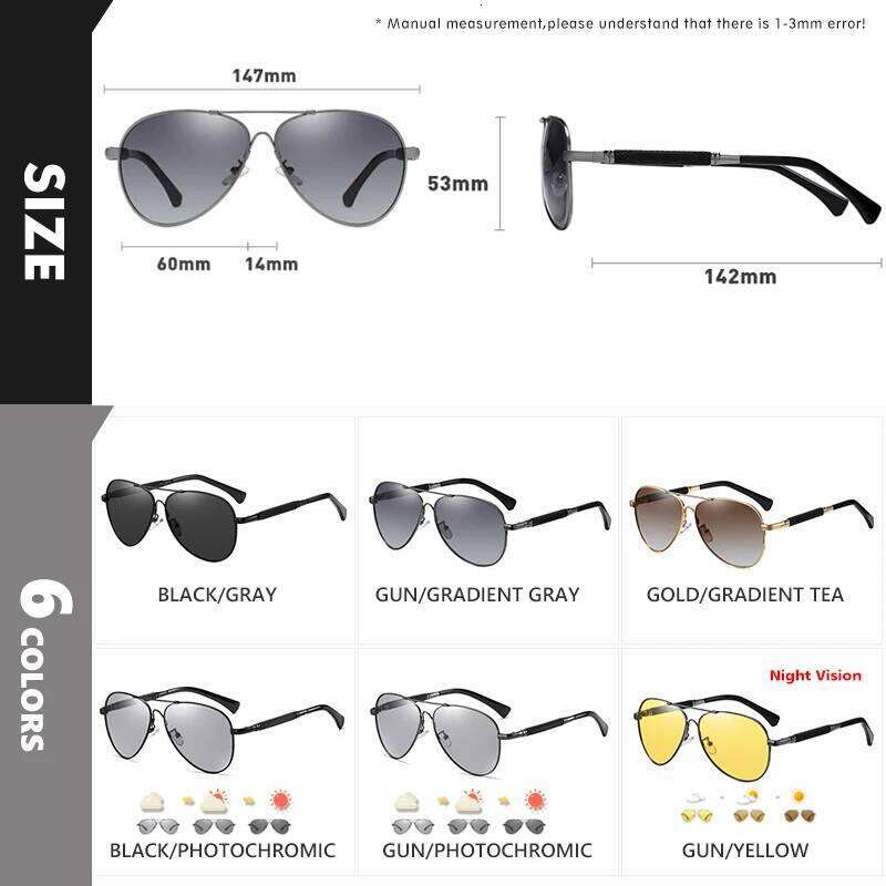 LIOUMO Titanium Frame Men's Sunglasses Polarized Women Fashion Pilot Glasses Photochromic Driving Goggles zonnebril heren
