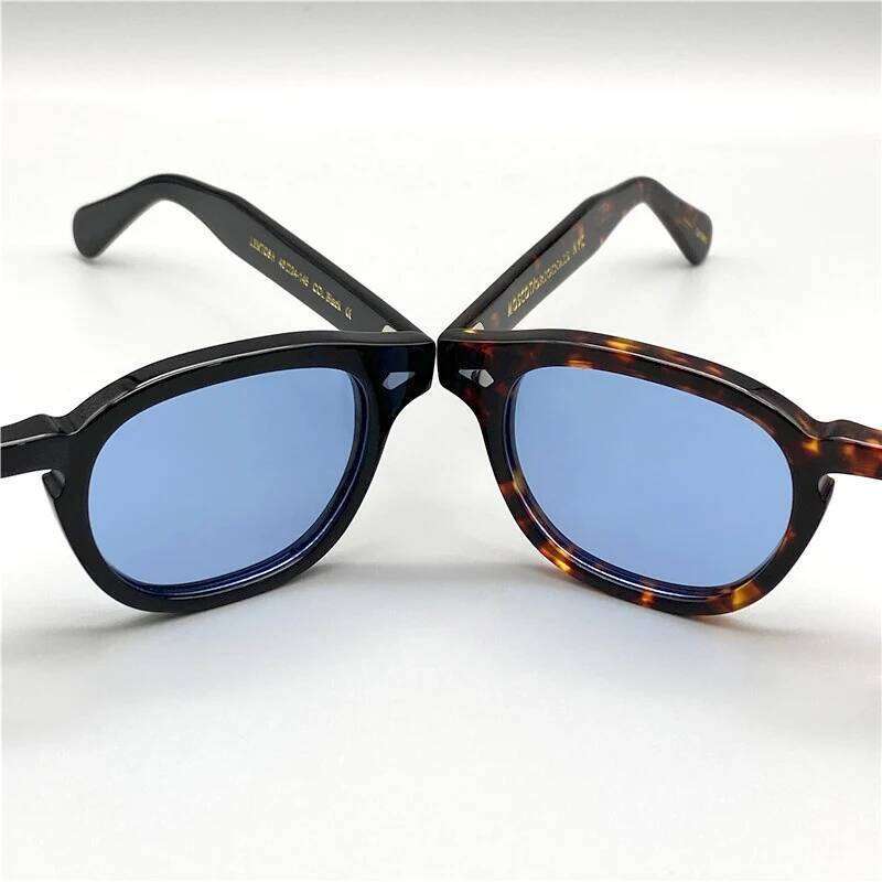 Sunglasses Man Johnny Depp Lemtosh Polarized Sun Glasses Woman Brand Vintage Acetate Frame Night Vision Goggles