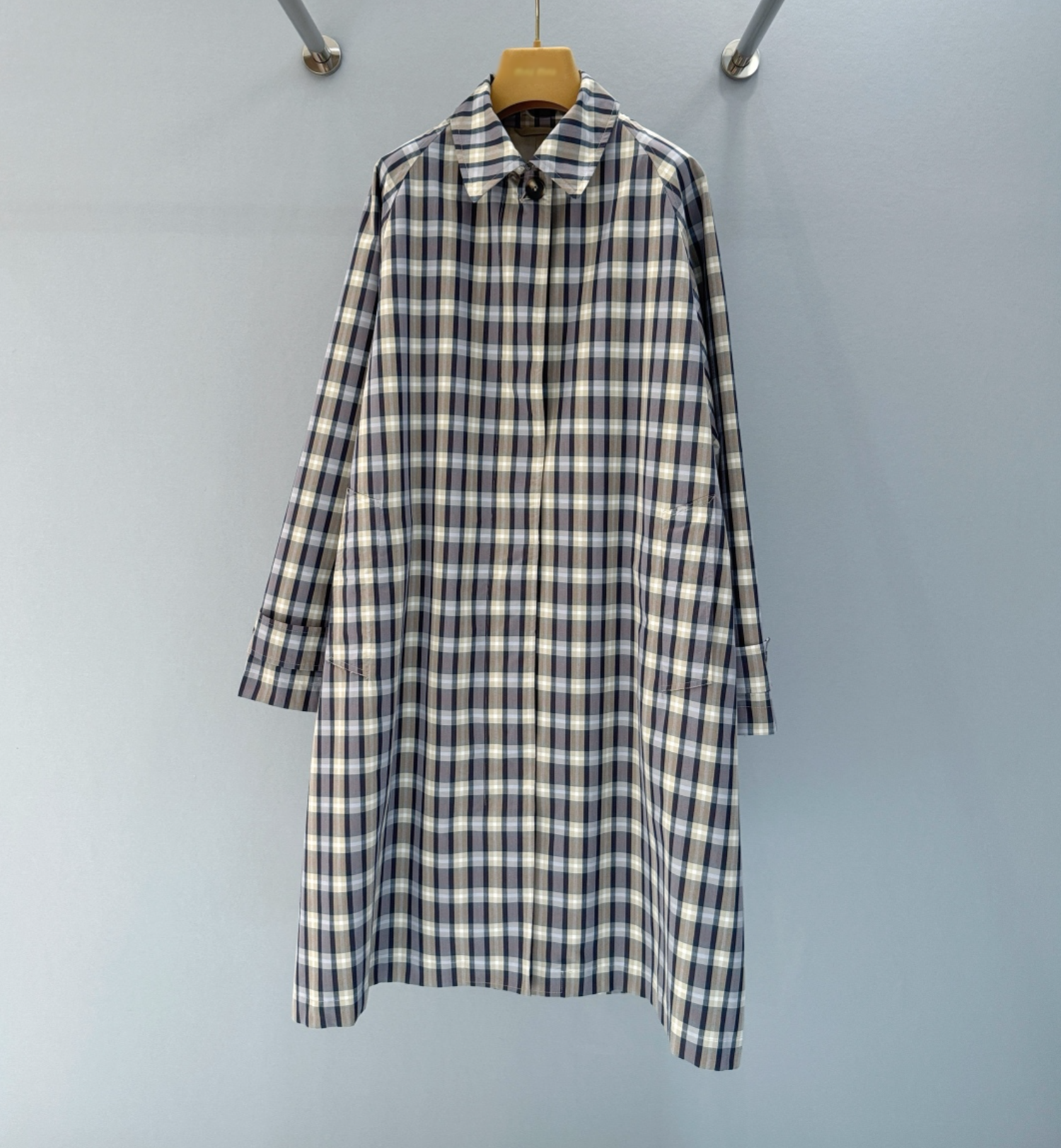 T ROW brand Designer Trench Tavishina silk long coat for woman elegant OOTD