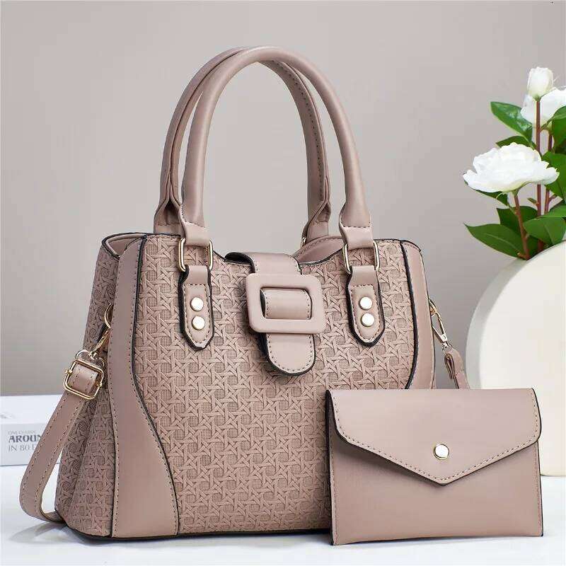 OLOEY Brand Designer Women'S Handbag Large Capacity Shoulder Luxury Bag Classic Retro Crossbody Bag Urban Commuting Tote Bag+wallet