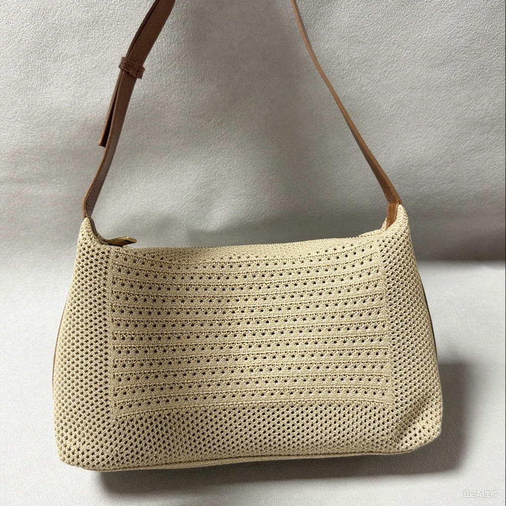 (Order by pic in opt, not by desc) New Star Bags Woven Basket Bag crossbody bag Top-Handle Basket Bag Handbag Lines