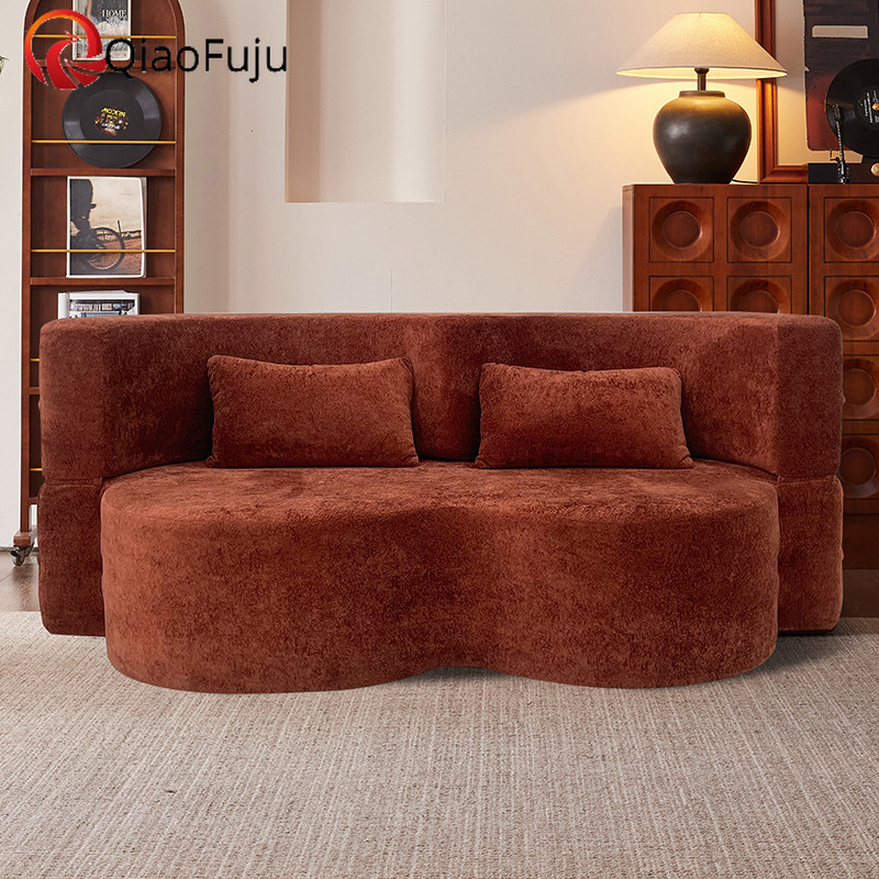 Sofa bed compressed sofa in a box Washable reclining sofa, Small apartment sofa, Dual-function multi-functional sofa bed, Two-person sofa, Double-pers