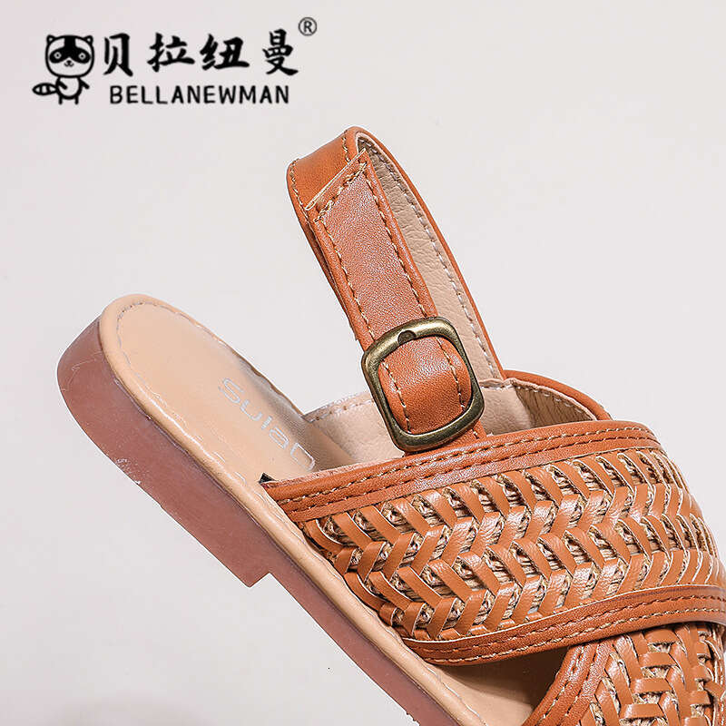 SHEIN Hot-Selling Girls' Cross-Woven Sandals 2025 Summer New Children's Soft Sole Casual Beach Shoes