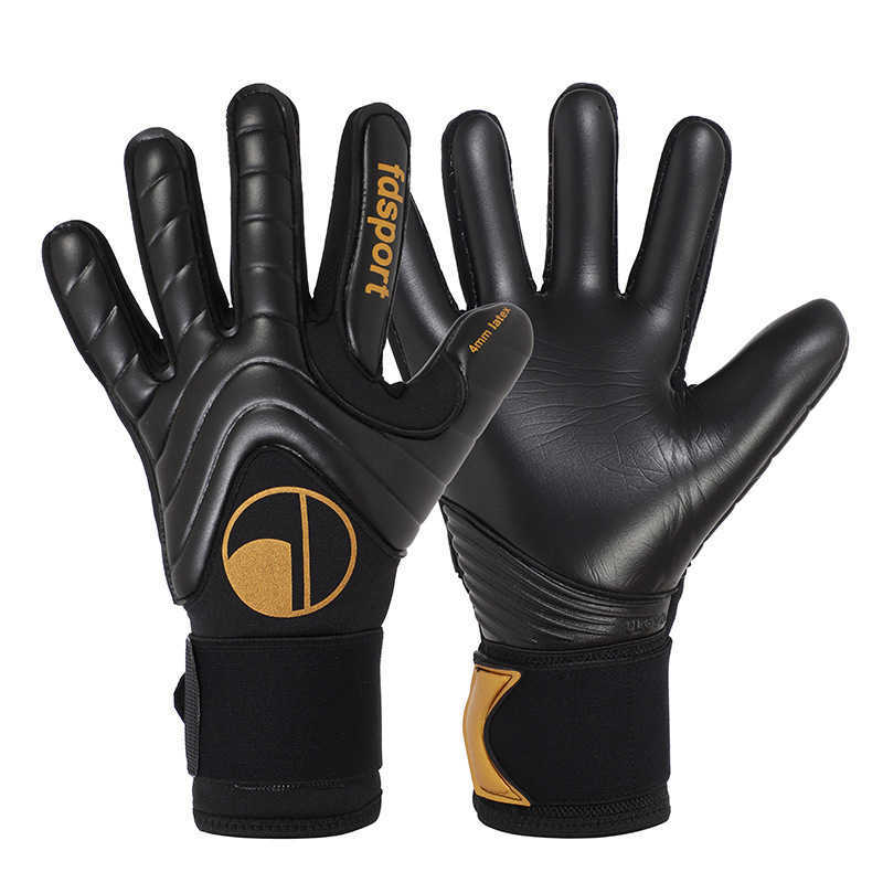 FeiDun goalkeeper gloves, Yu series 16.0, inner seam cut, 4mm thickened anti-slip latex, for artificial grass training use.