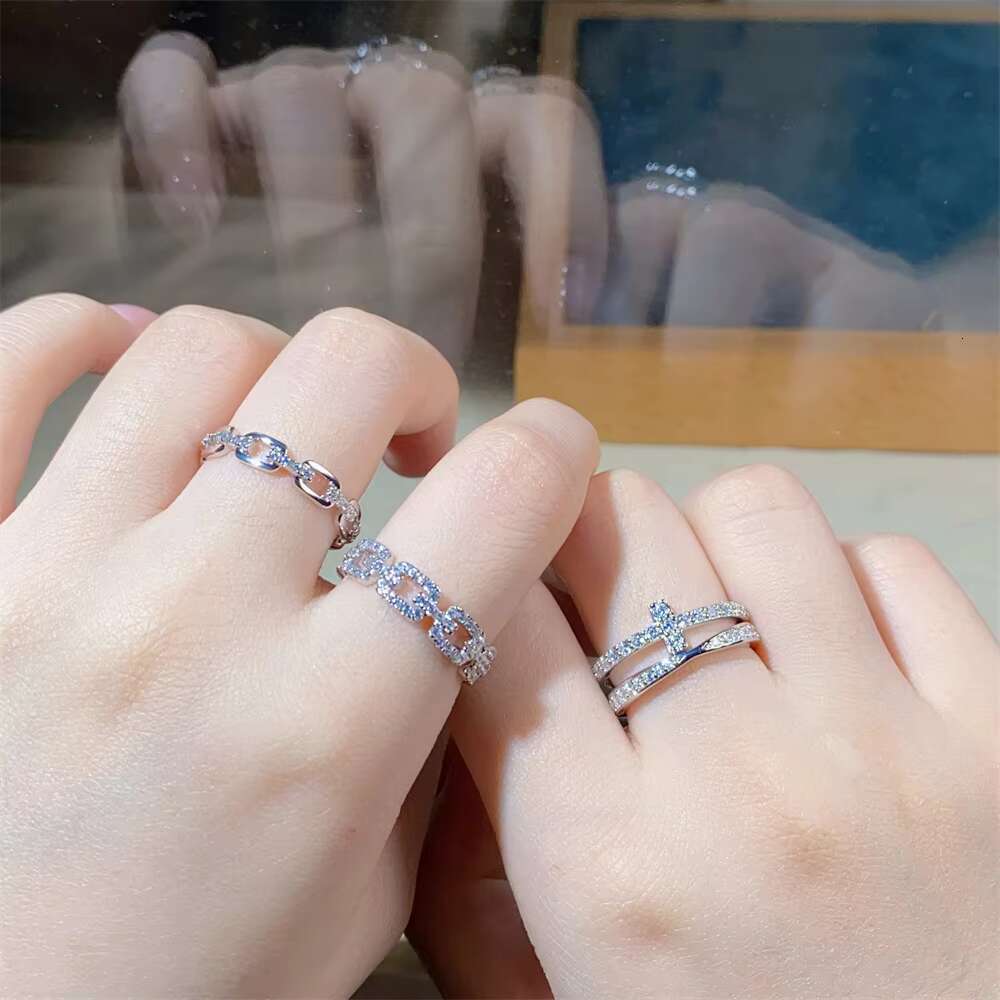 Moissanite Diamond Women Luxury Wedding Rings 925 Sterling Silver Rings Moissanite Ring