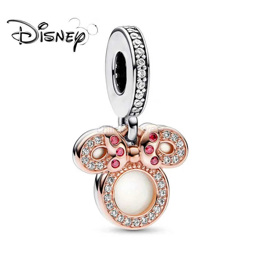 Disney The New Disney Cinderella Carriage Collier Necklace Crown Princess Dress Series Feminine Charm Set With Jewelry Gifts W20250714