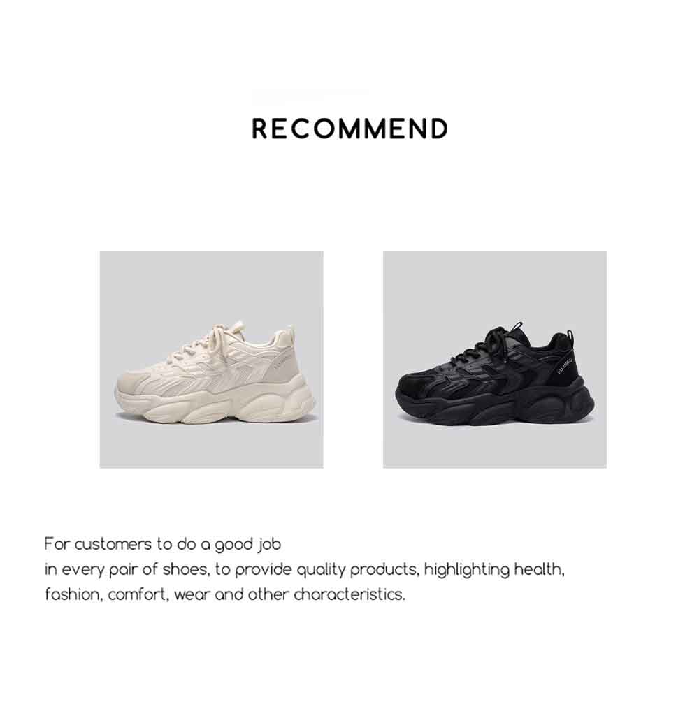 Free shipping 2025 brand new designer versatile thick soled men autumn casual sports shoes black white