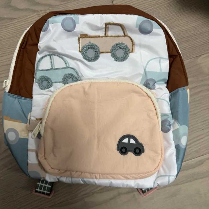 Car Embroidery Childrens Backpack Personalized Name Backpack Walking Bag Customized Diaper Bag For Boys And Girls S250714