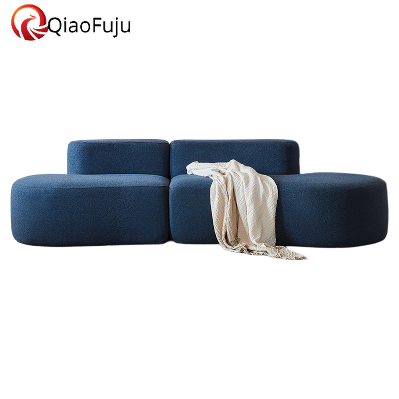 Modular sofa with unique design, stylish multi-person combination, modern and simple hotel apartment bedroom, vacuum compressed sofa, living room fabr