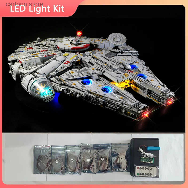 Set Luci A LED Per 75192 Millennium Falcon Compatibile 81085 (Solo La Luce LED …