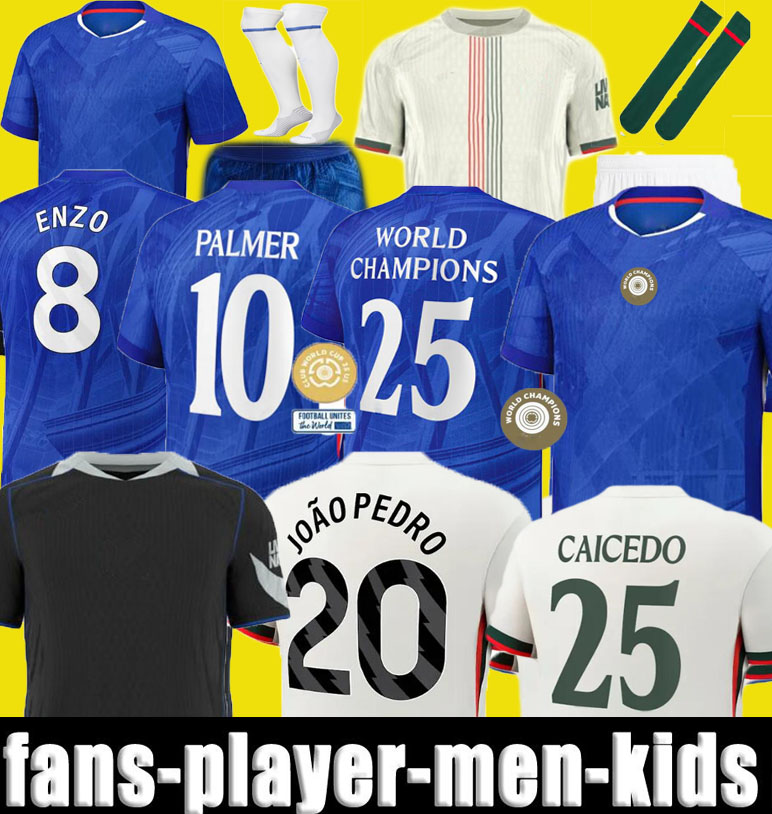 24 25 26 CAICEDO PALMER soccer jerseys 2025 120th Anniversary Nkunku Enzo Cucurella football shirt men kids N.JACKSON SANCHO neto Guiu JAMES COLWILL Delap JOAO PEDRO