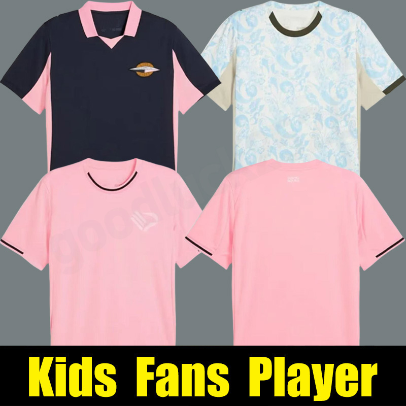 25 26 Palermos BRUNORI Soccer Jerseys home Away 3rd 2025 2026 LE DOUARON INSIGNE SEGRE CECCARONI Football shirts Kit pink Long jersey VERRE