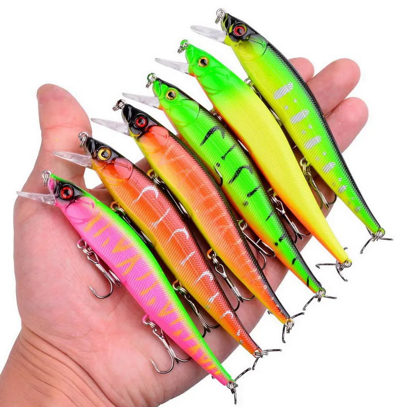 3PCSbox Japan Slow Sinking Minnow Fishing Lures 12cm 14g Jerkbait Bass Pike Carkbait Wobblers Swimbait Professional Bait 250708
