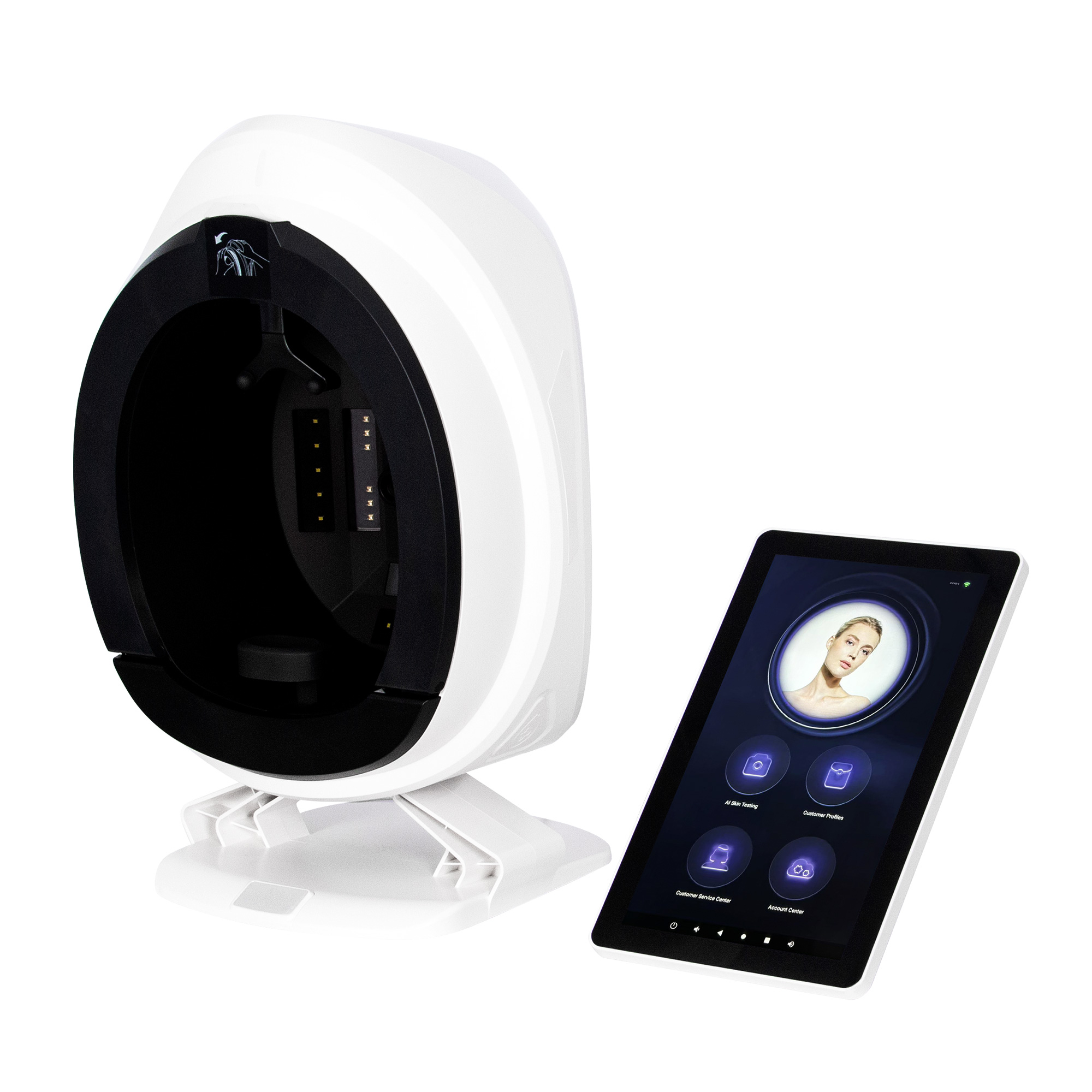 New Arrivals Smart Intelligent Digital Facial Skin Analyzer 3D AI Face Skin Analysis Machine Aisia Skin Analyzer Machine