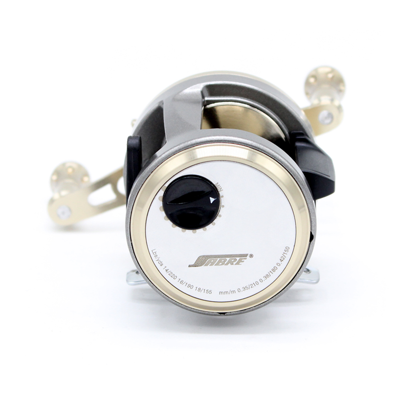 100 150 200 300 Series Round Baitcasting Fishing Reel 8KG Max Drag 9+1 Ball Bearings Magnetic Brake System