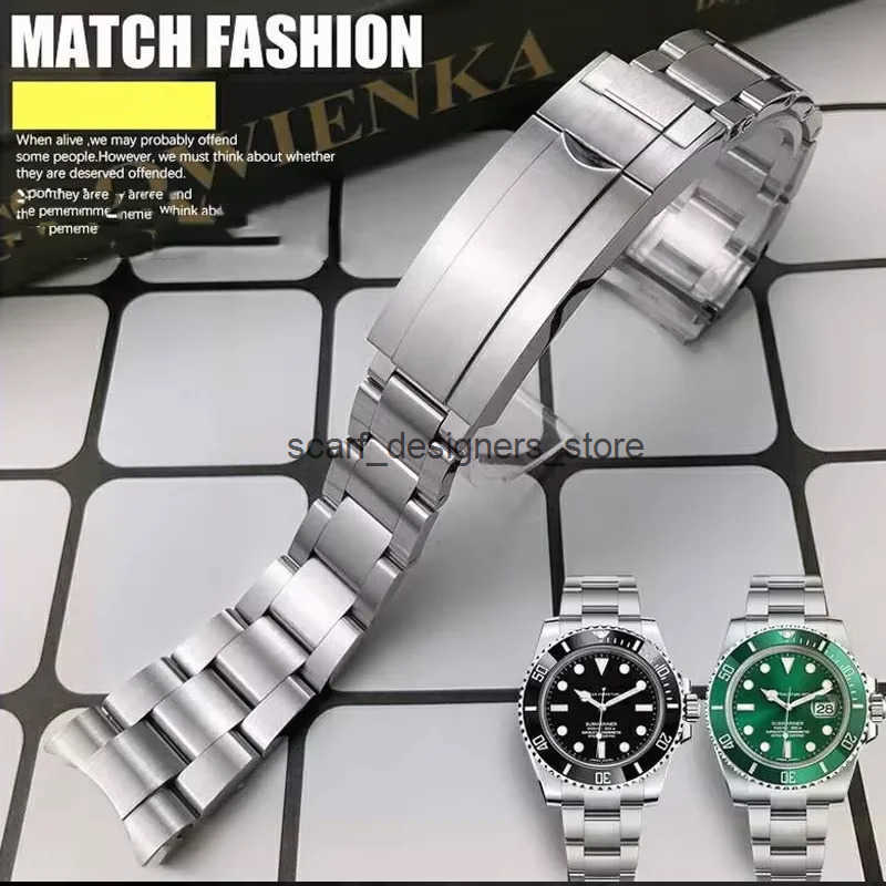 904L Stainless Steel Oyster Bracelet Band for SUBMARINER DAYTONA SUP GMT Mens Metal Strap Bracelet 20 21mm z250714YMLP z250714YMLP