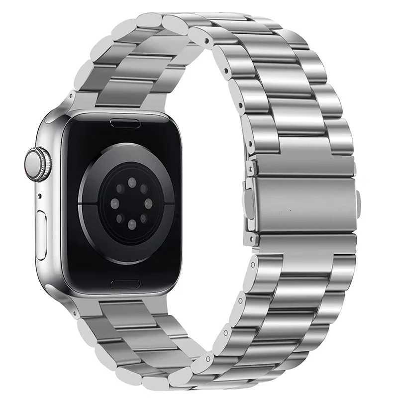 Stainless Steel Strap for Watch Band 46mm 49mm 40/44mm 42mm 41mm/45mm Metal Bracelet iWatch Series 10 9 8 7 SE 6 5 4 Y250714