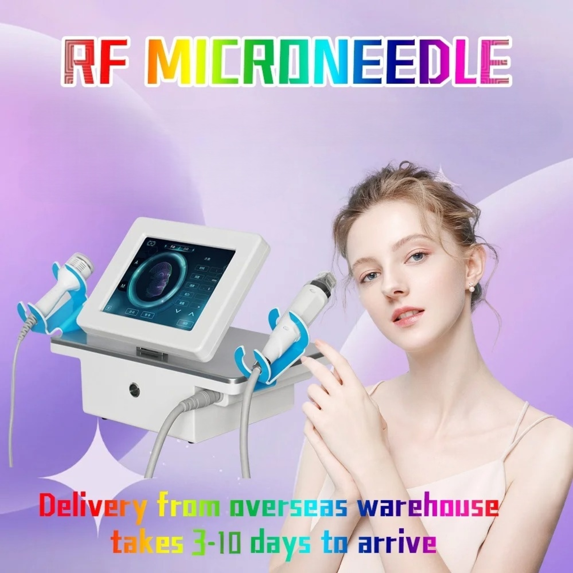 Newest Fractional Rf Microneedle Device Rf Thermal for Face Lifting Wrinkle Removal Rf Microneedling Machine