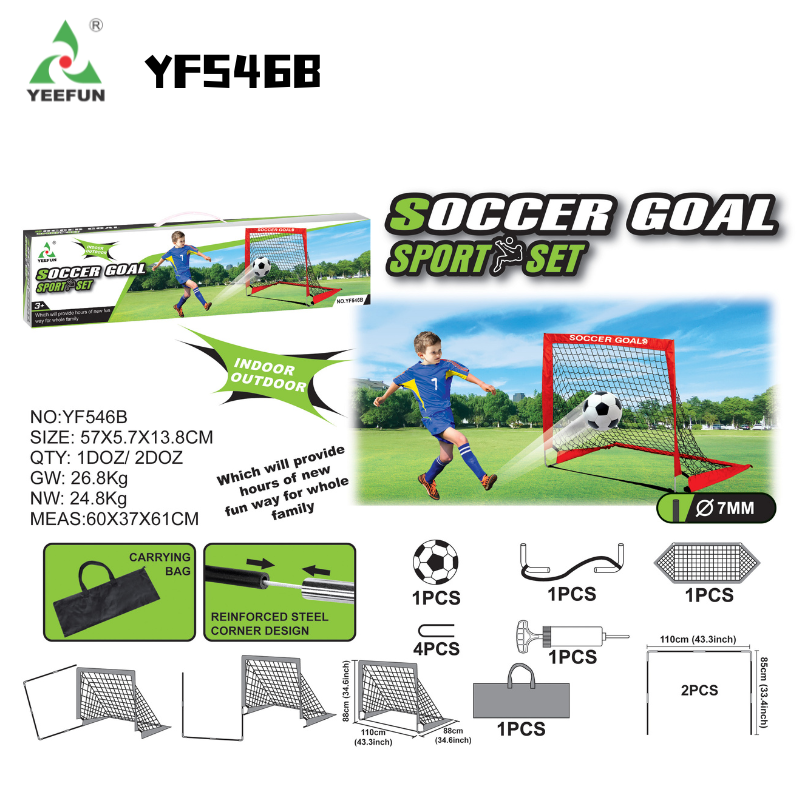 Fun at Home: Collapsible Soccer Goal Post with Net for Little Athletes