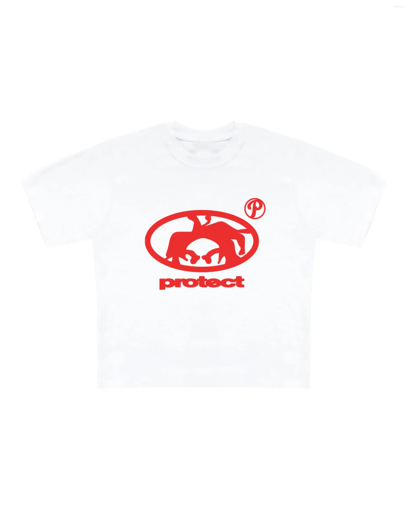 Designer Men's T Shirts PROTECT T-Shirt Oversized Graphics Casual Cotton Top Harajuku Men Women Hip Hop Tee Streetwear Clothing