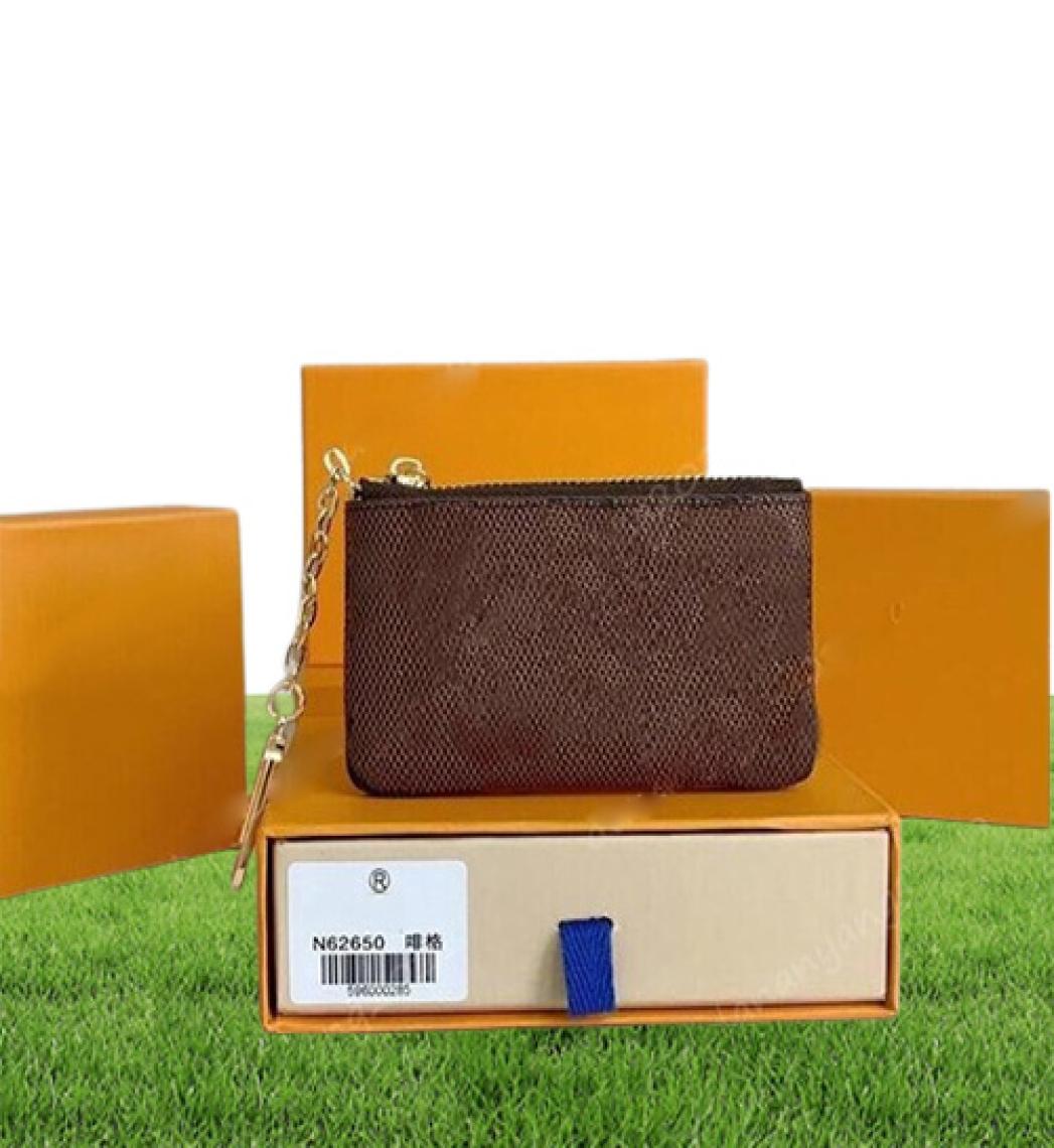 Designers KEY POUCH POCHETTE Designer Coin Purse Key chains ring Credit Card Holder Luxury Mini Wallet shoulder Bag4100134