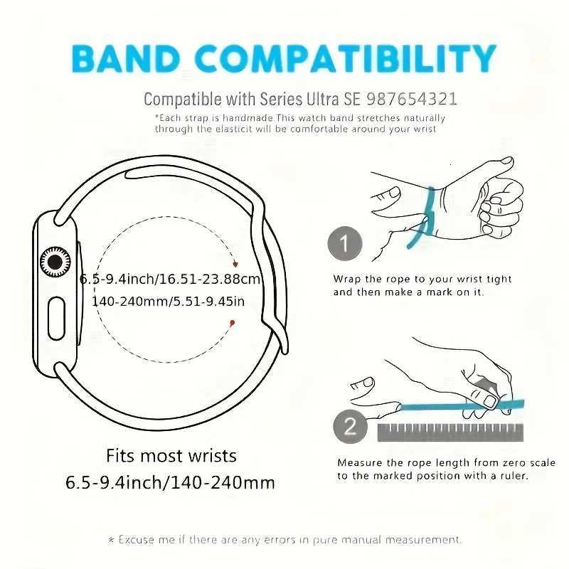 Sparkling Diamond Set Chain Compatible with iWatch Strap 38mm 40mm 41mm 42mm 44mm 45mm 49mm Fashion Strap Y250714