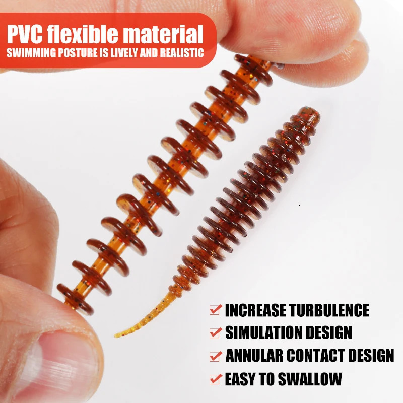 2023 Supercontinent worm bait soft Tanta Fishy smell fishing lures Pesca carp bass lure Isca artificial PVA 250708