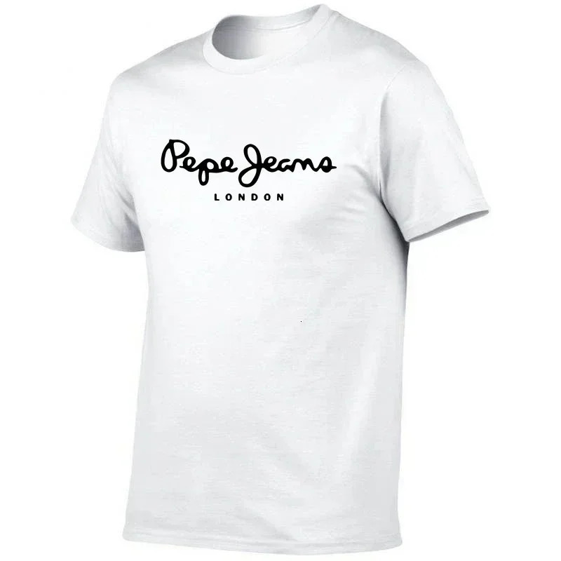 2025 est PepeJeansLondon TShirt Summer Mens Short Sleeve Tees Shirt Tops Unisex 250704