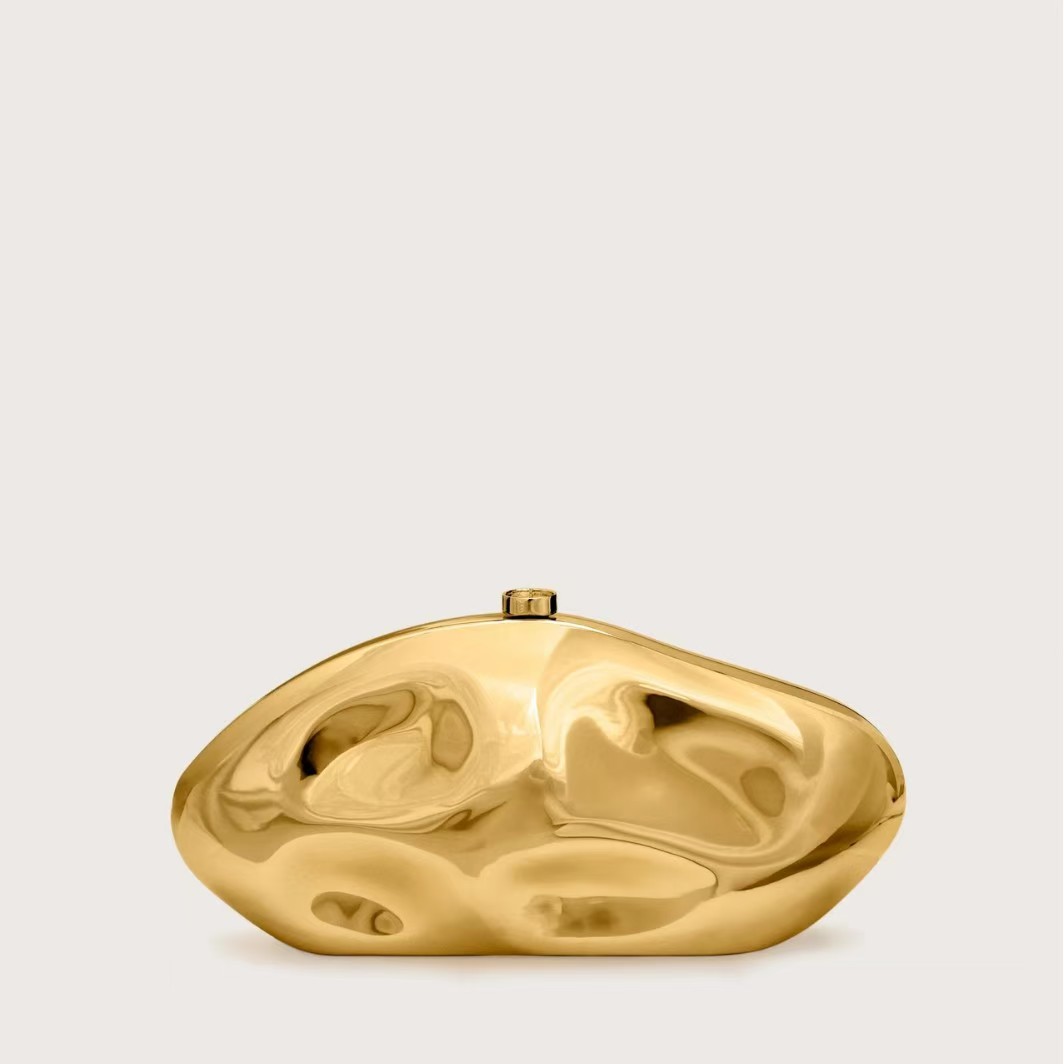 French Metal Style Acrylic Special-Shaped Stone Clutch Versatile New Banquet Party Wedding Elegant Fashion Exquisite Sweet and Cool Sexy Bag, Unique D