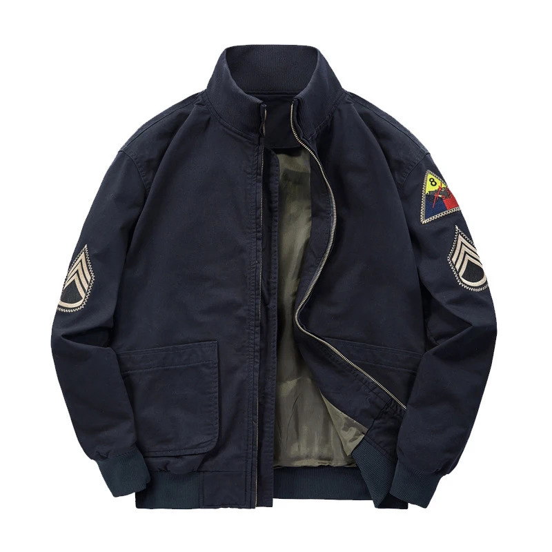 Autumn Mens Bomber Jacket Casual Male Outdoor Windbreaker Baseball Coats Fashion Retro Men Cotton Ma-1 Pilot Jackets Clothing 250708
