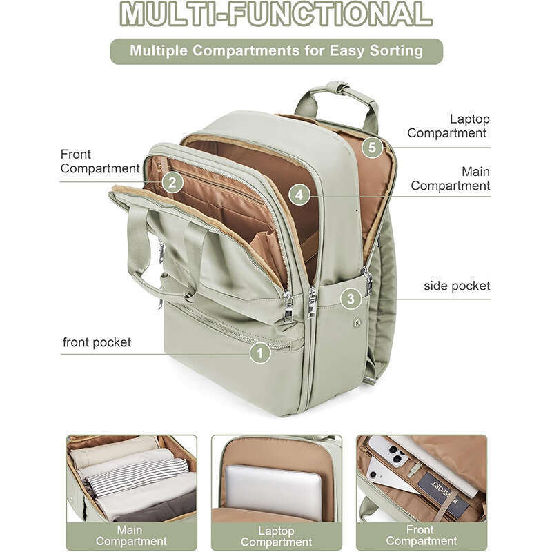 Men's travel backpack laptop business backpack new minimalist computer bag large capacity carry on luggage backpack