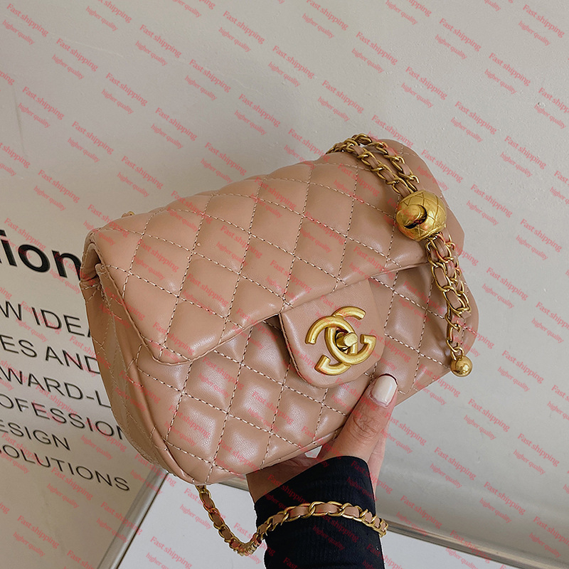 Designer Bags Shoulder Bags Luxury Bags Crossbody Designer 2025 Fashion Shoulder Crossbody Bags High Quality Rhombic Lattice Chain Bags Mini Bags