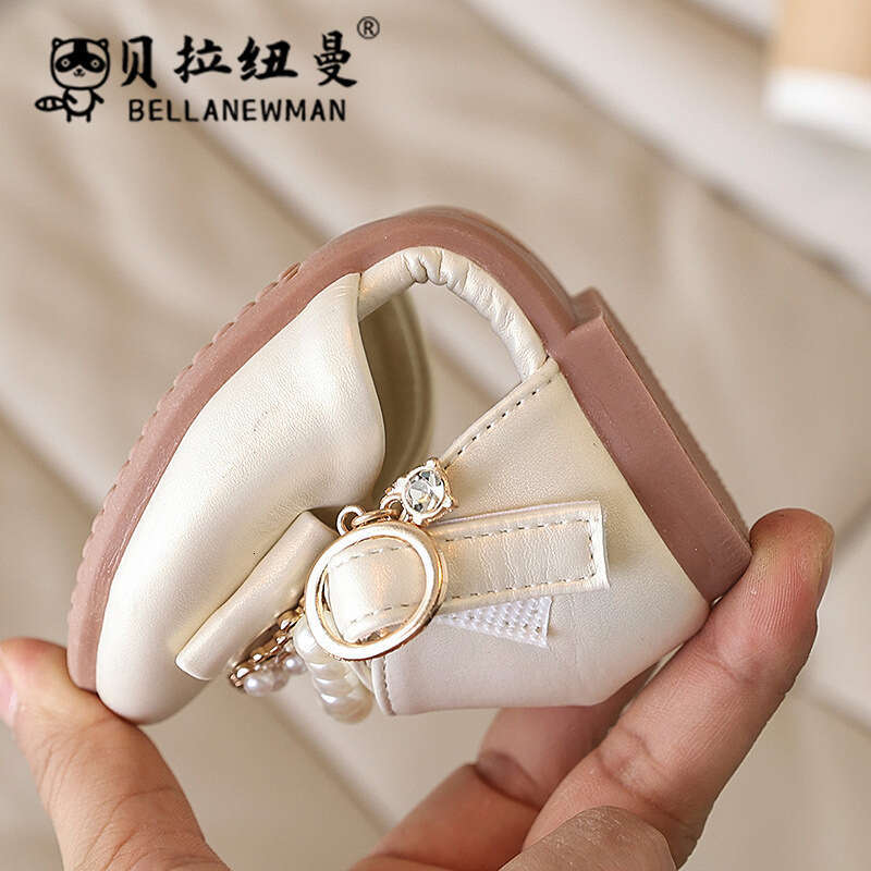 Choice Hot-Selling Girls' Beaded Princess 2025 Summer New Children's Soft Sole Closed-Toe Sandals for Toddlers
