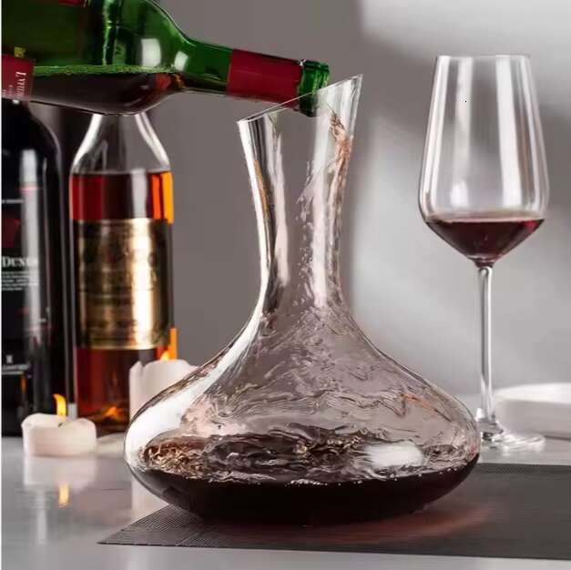 1500ml Wine Decanter 50.7oz High Performance Transparent Glass Elegant Modern Design for Restaurant Use