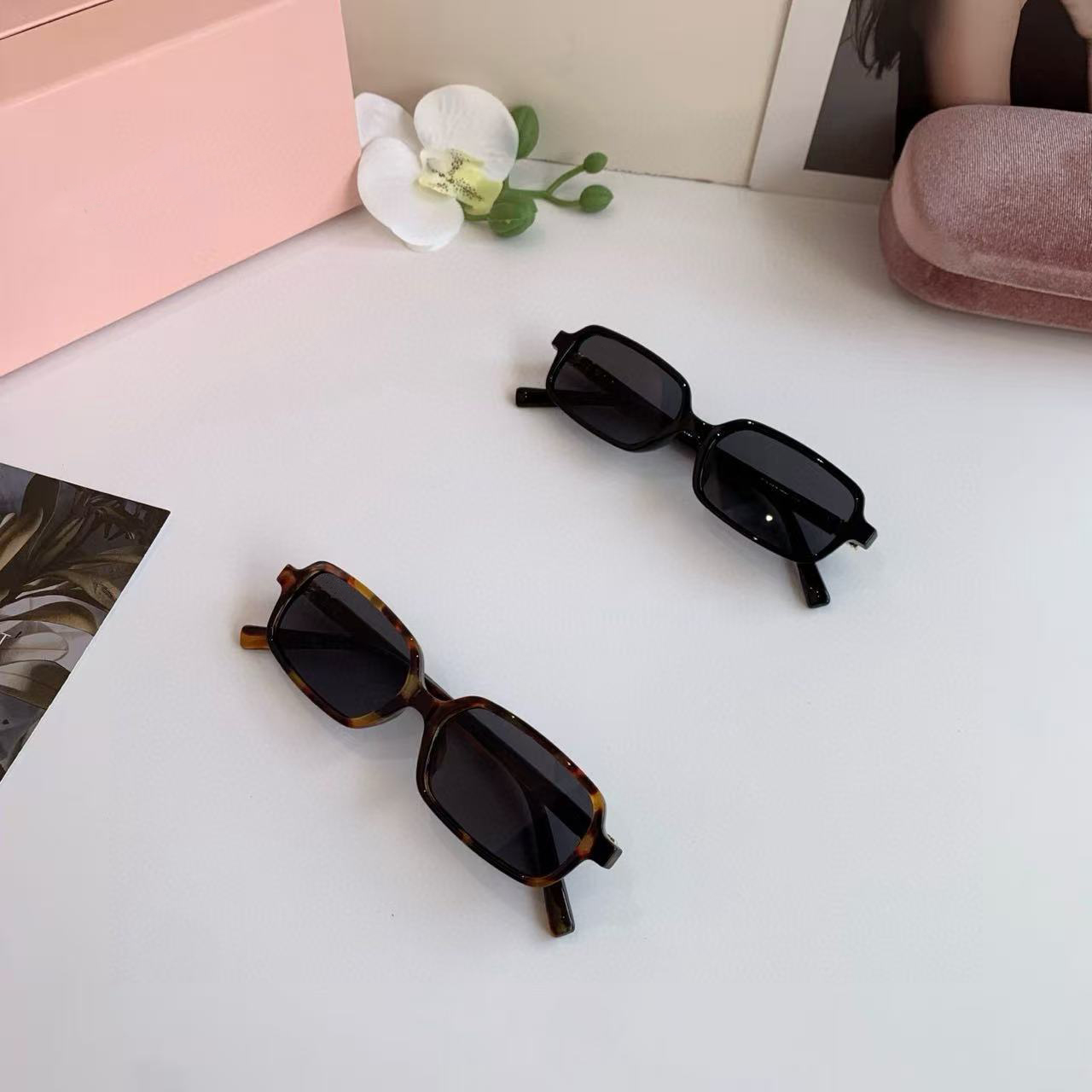 HighFashion Designer Sunglasses Women Men Oval Glasses Womens Sunglass Polarized Glass Lens With Box F3