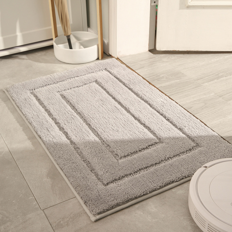 Designer carpet Thickened bathroom absorbent floor mat Toilet door foot mat Toilet non-slip mat Door mat Household carpet