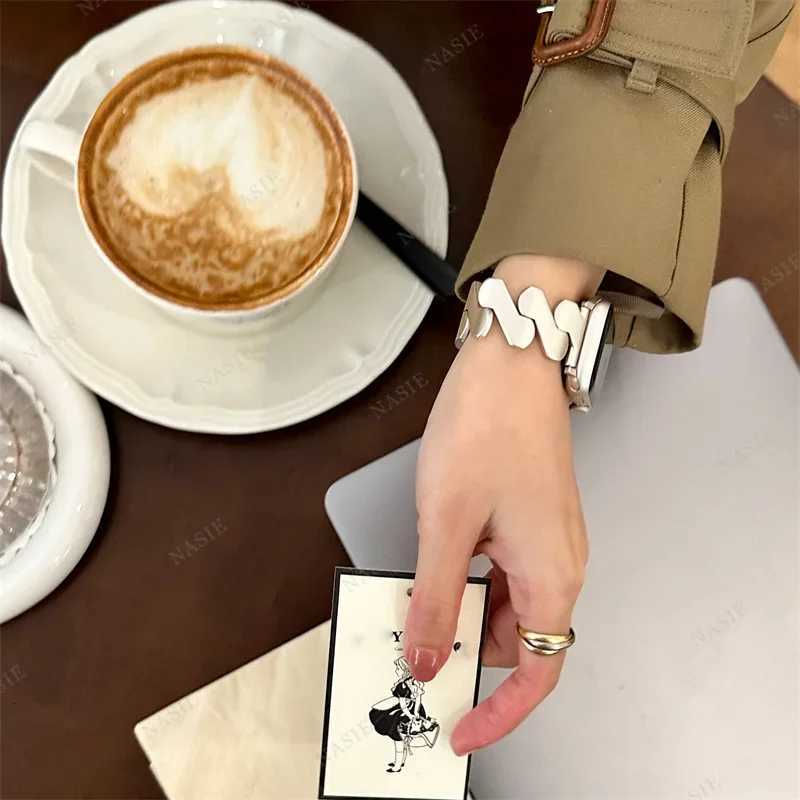 Star Light Metal Strap for Versa 4 3 2 1 Lite Straps for Sense 1 Sense 2 Watchband Stainless Steel Bracelet Y250714