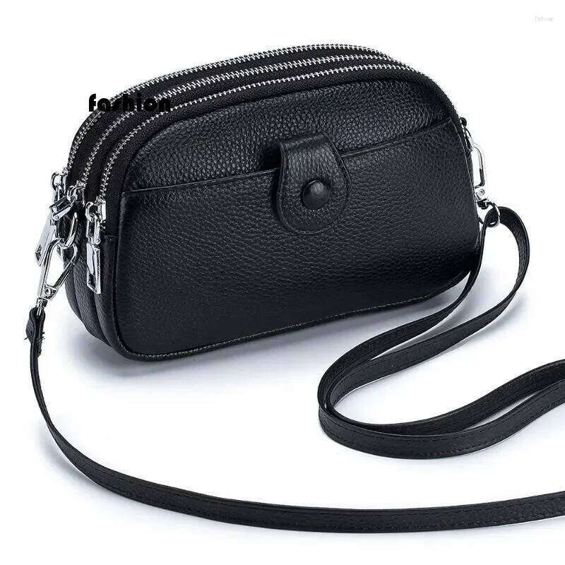 Shoulder Bags Genuine Leather One Bag Women Casual Crossbody Designer Small Handbag Lipstick Key Phone Pouch Case For Female B5 h7