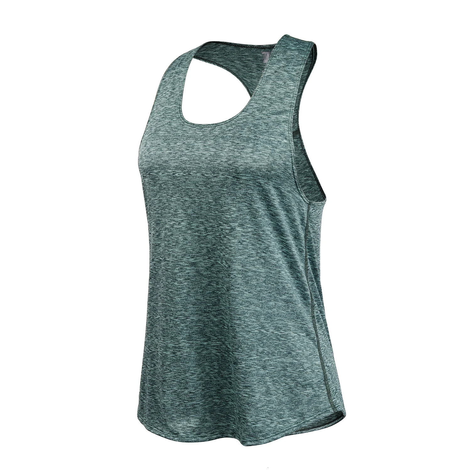 STOUREG Sleeveless Racerback Yoga Tank TopWomens Quick Dry Running Training Sports Vest Fitness Gym Top Workout Shirts 250708