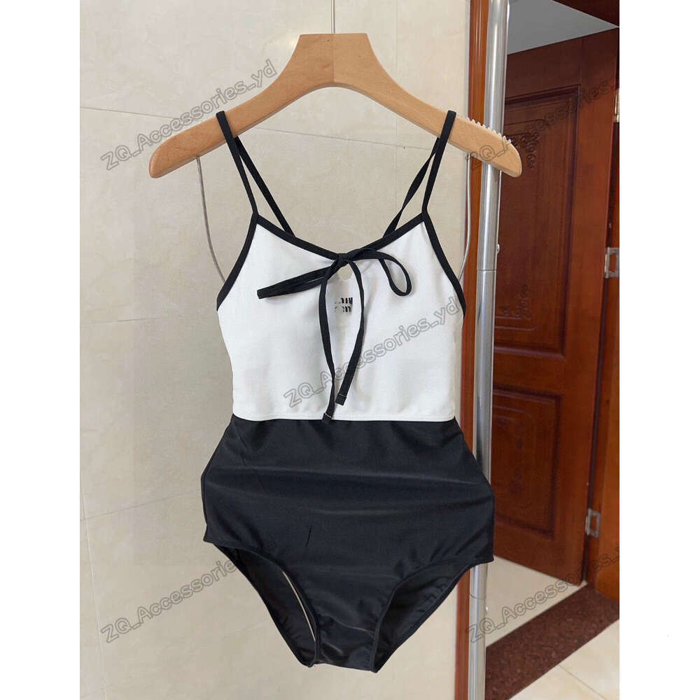 Miu Swimsuit High Elasticity Show Thinness Designer Bikini Muimuuly Swimwear Summer Party Lingerie Underwear Bra Summer Clothes Casual