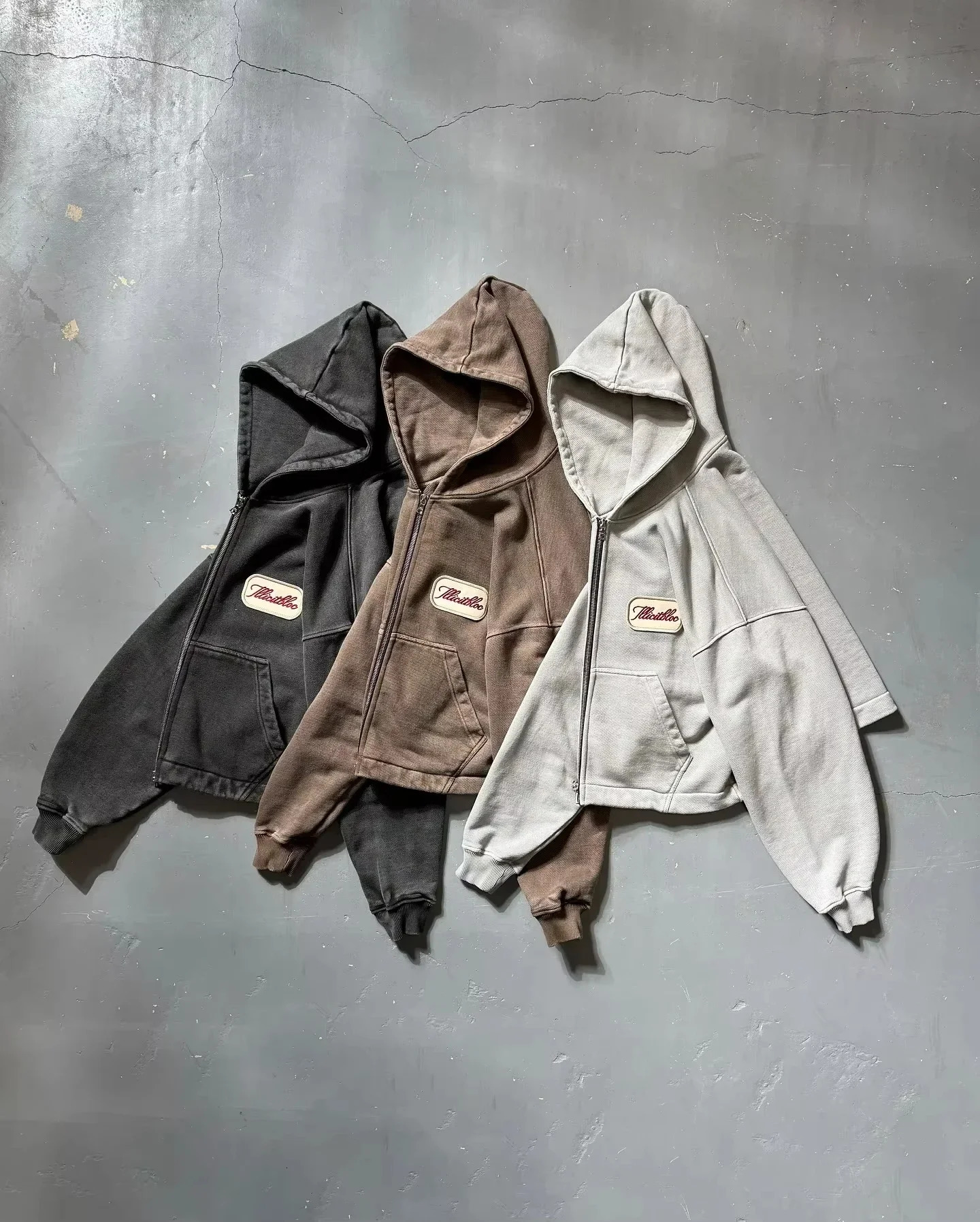 American Fashion Hip Hop Letter Embroidered Zipper Hoodie Men Street Y2K Casual Loose Fleece Padded Sweatshirt Unisex Hoodie 250709