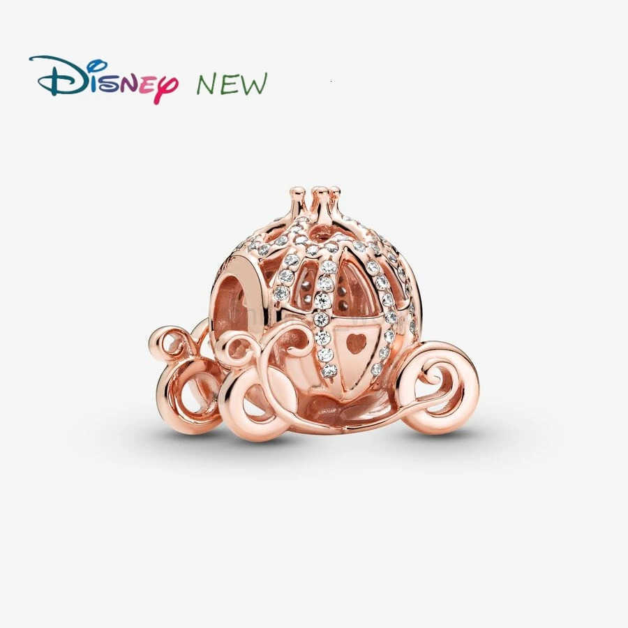 Disney The New Disney Cinderella Carriage Collier Necklace Crown Princess Dress Series Feminine Charm Set With Jewelry Gifts W20250714