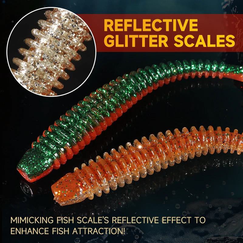 Supercontinent Impact Ring Shad Fishing Lure Soft 6m 80mm 97mm Plastics Baits Swimbait Jigging Artificial 250708