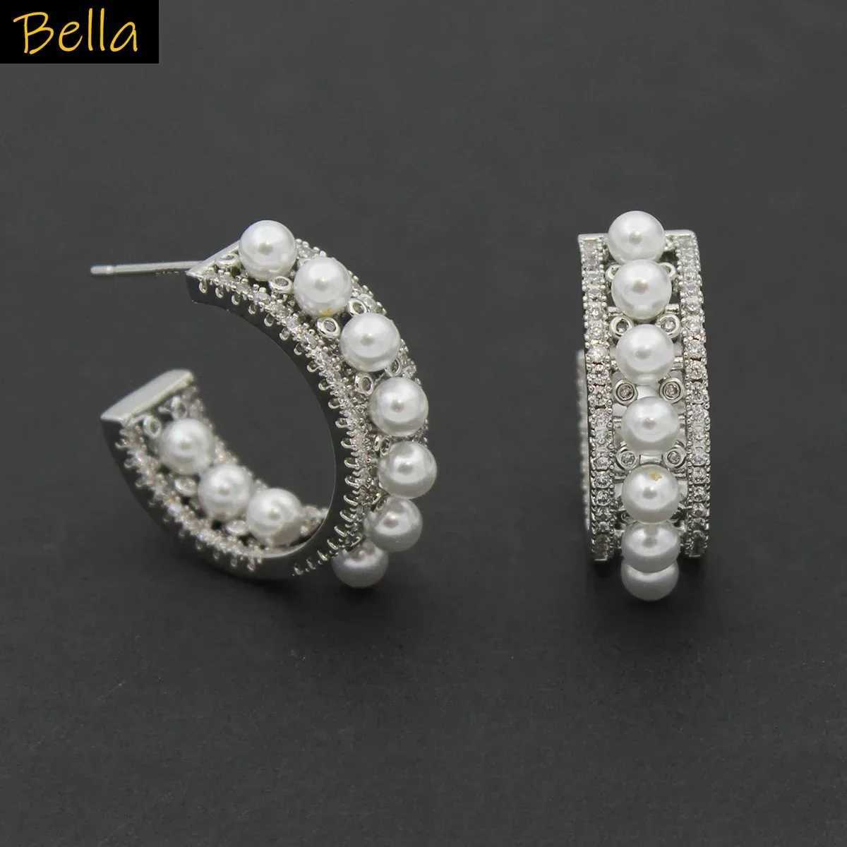 Mini Pearl Hoop Earrings for Wen Jewelry Accories Fem Elegant Opening C She Earrings Gift Wife M Y250714
