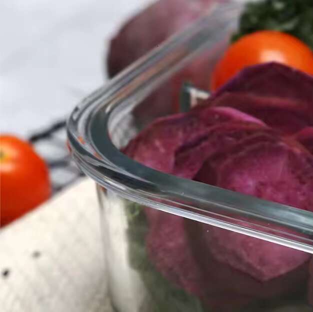 Wholesale 1000ml/33.8oz Portable Microwavable Cute Glass Lunch Box Adult Vacuum Cup Good Heatable Food Container