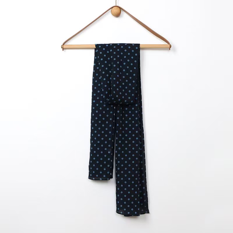 T1214 Spring and summer small floral daisy pure cotton printed small square scarf literary forest girl hair scarf